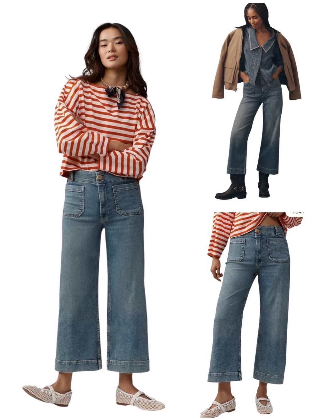 Anthropologie NWOT Maeve Collette Crop jeans